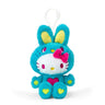 Sanrio Hello Kitty Colorful Bunny Clip-On Mascot Keychain