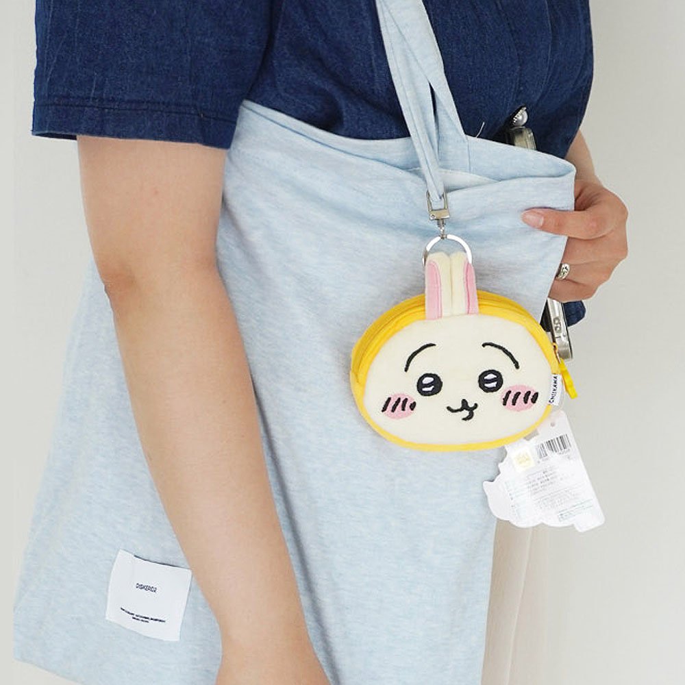 Chiikawa Hachiware Face Pouch Clip-On Keychain – Hello Discount Store