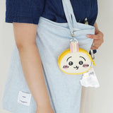Chiikawa Hachiware Face Pouch Clip-On Keychain