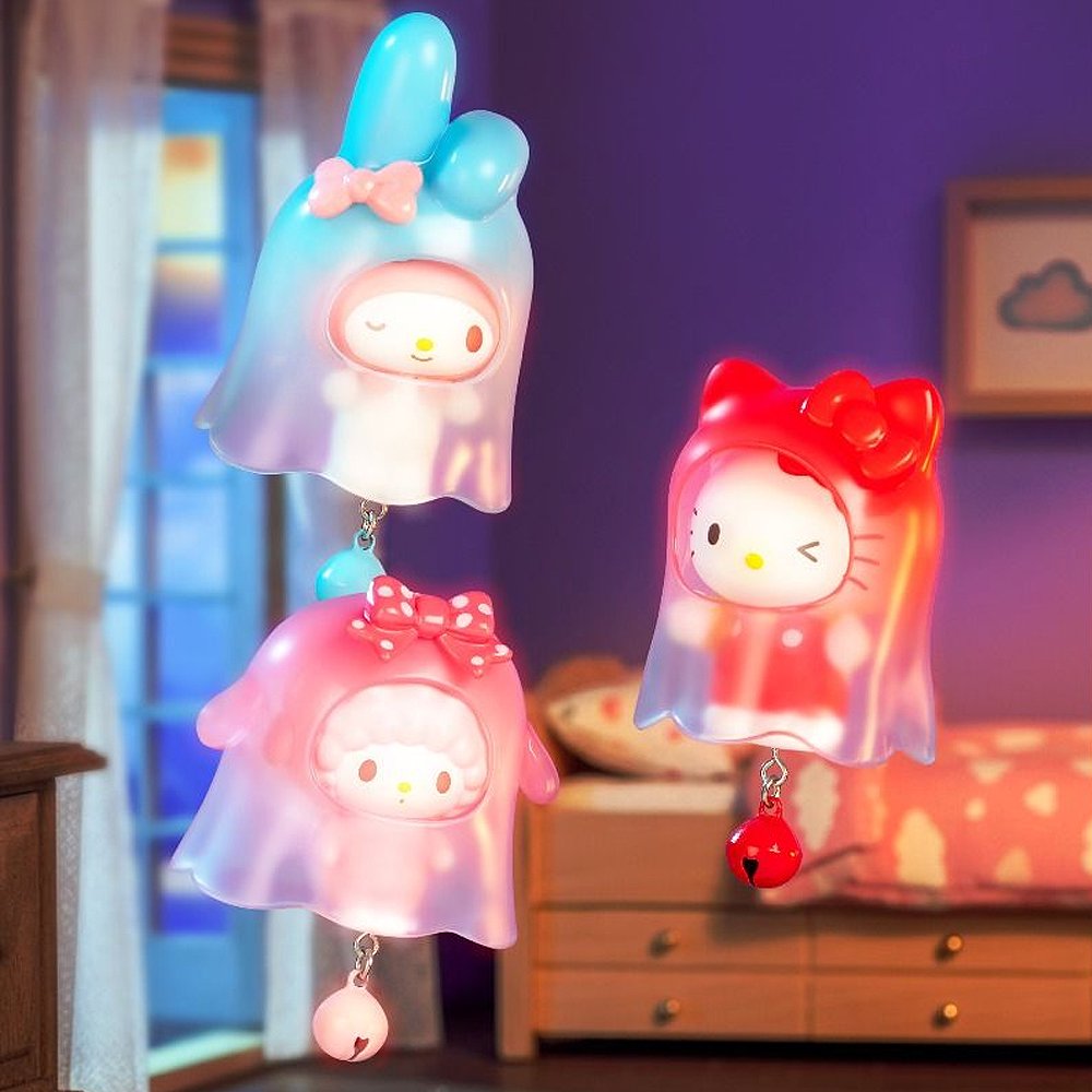 Sanrio Characters Ghostly Appearance Figure Bell Keychain Blind Box
