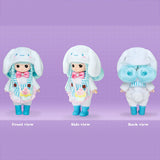 Cute Little Mimi doll in Sanrio Cinnamoroll character-themed costume