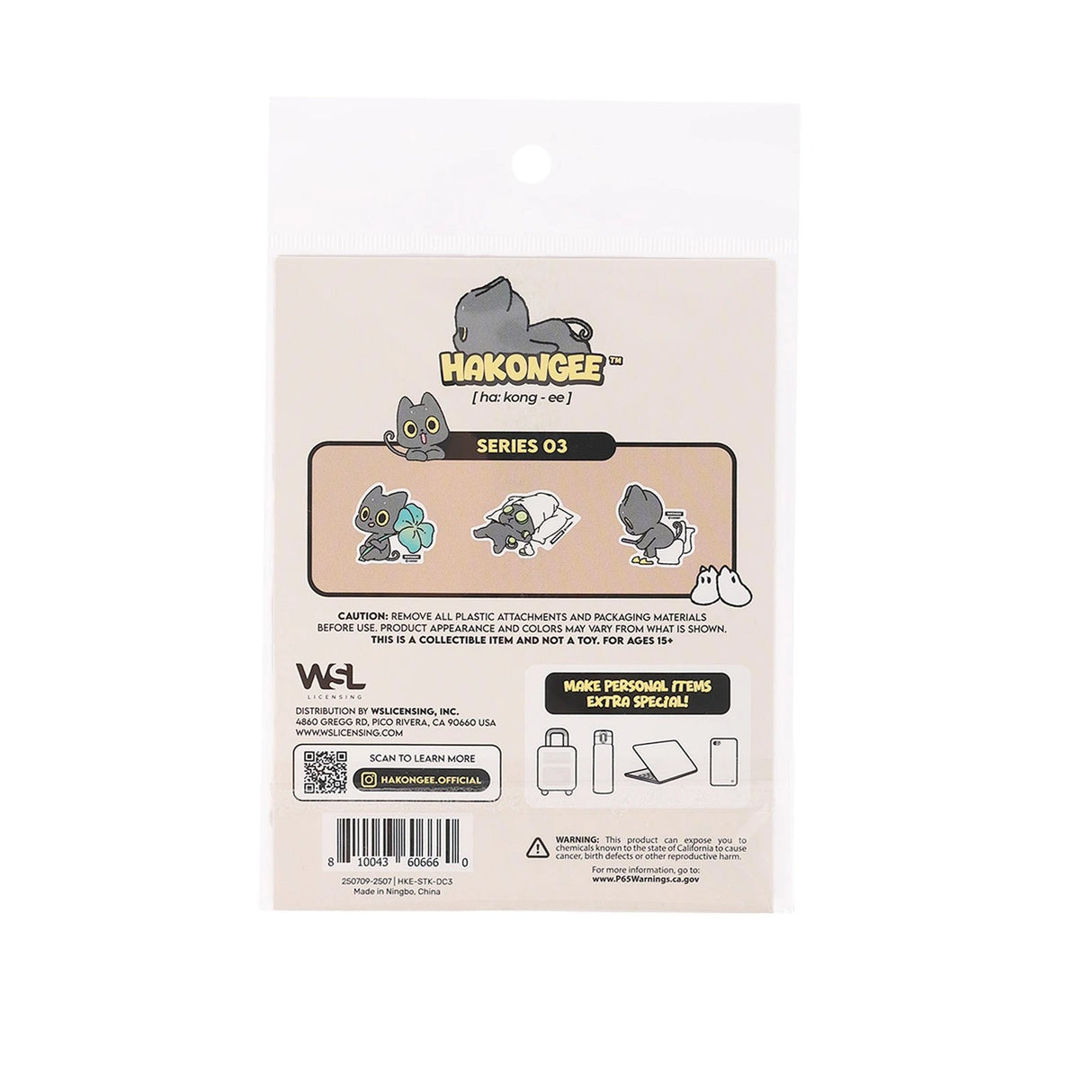 Hakongee Sticker Pack : Assorted Ver.3