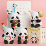 Panda Roll Party Plush Blind Box Keychain