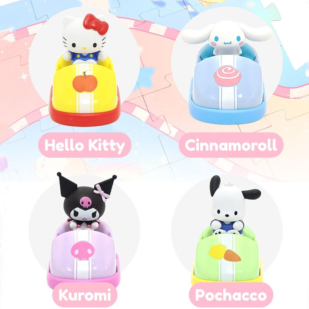 Sanrio Characters Bumper Car Figure & Puzzle Blind Box – Hello