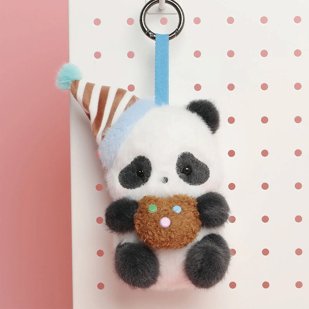 Panda Roll Party Plush Blind Box Keychain