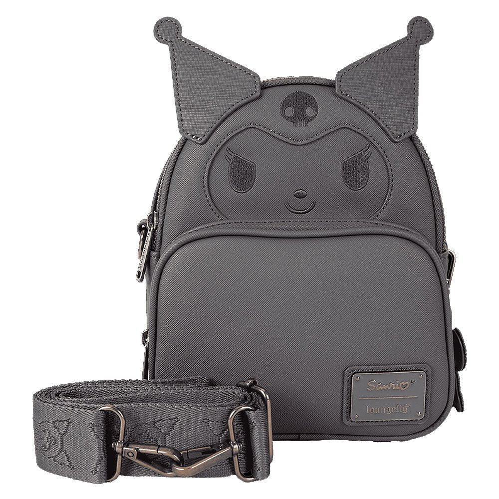 Loungefly x Kuromi Monochrome Cosplay Convertible Mini Backpack