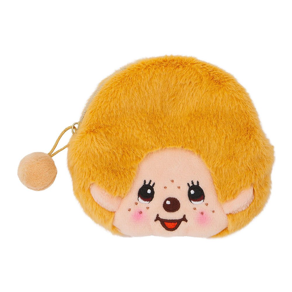 Monchhichi Beige Boy Coin Purse Pouch