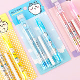 Chiikawa and Friends Cartridge Pencil and Eraser Stationery Set