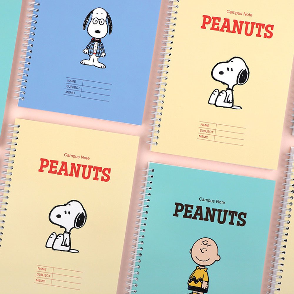 Peanuts Snoopy Campus Ruled Notebook