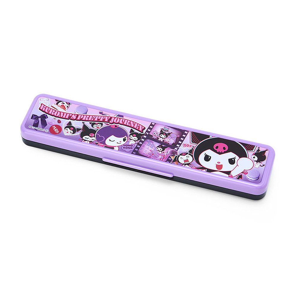 Sanrio Kuromi Chopsticks and Spoon with Case Set