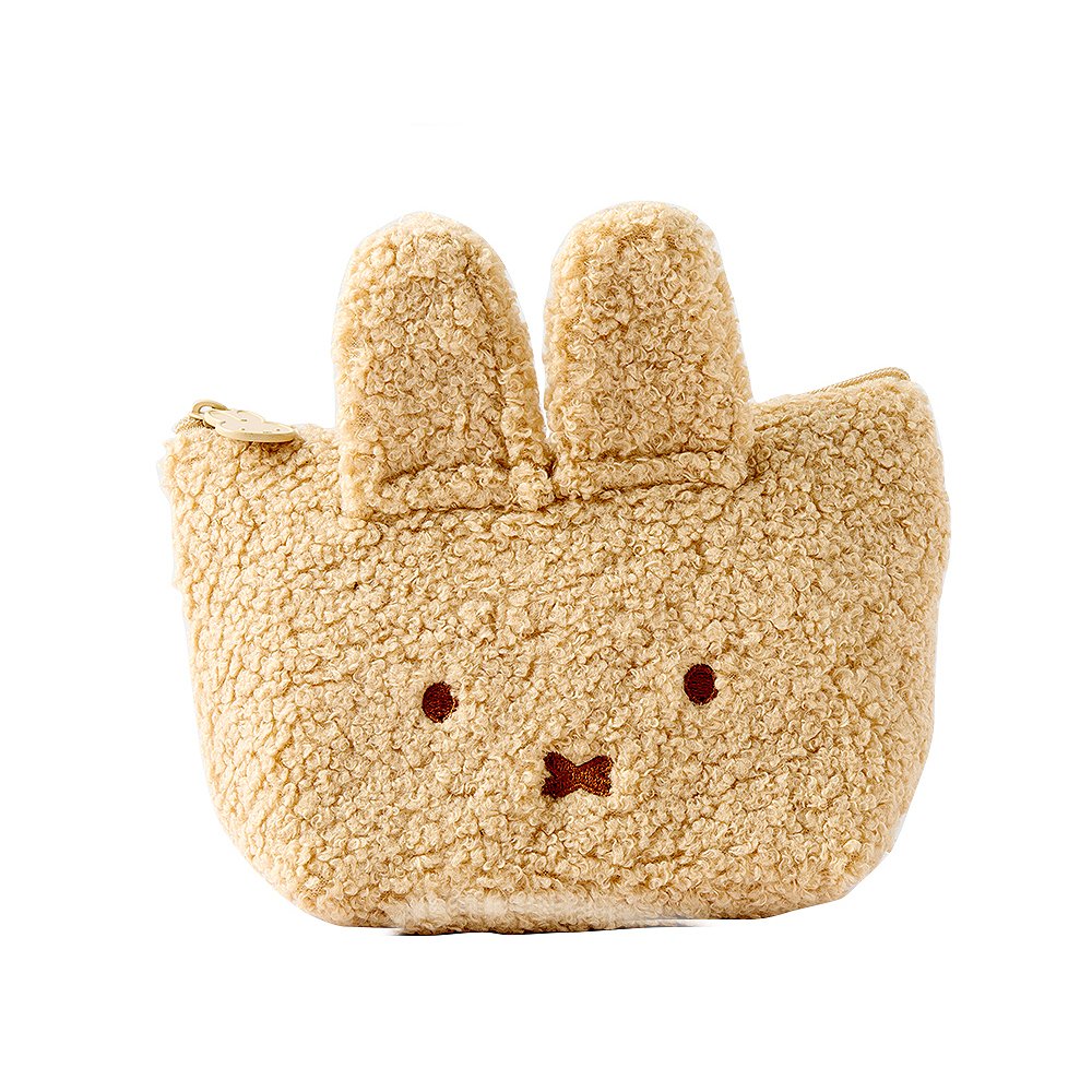 Miffy Face Curly Texture Pouch