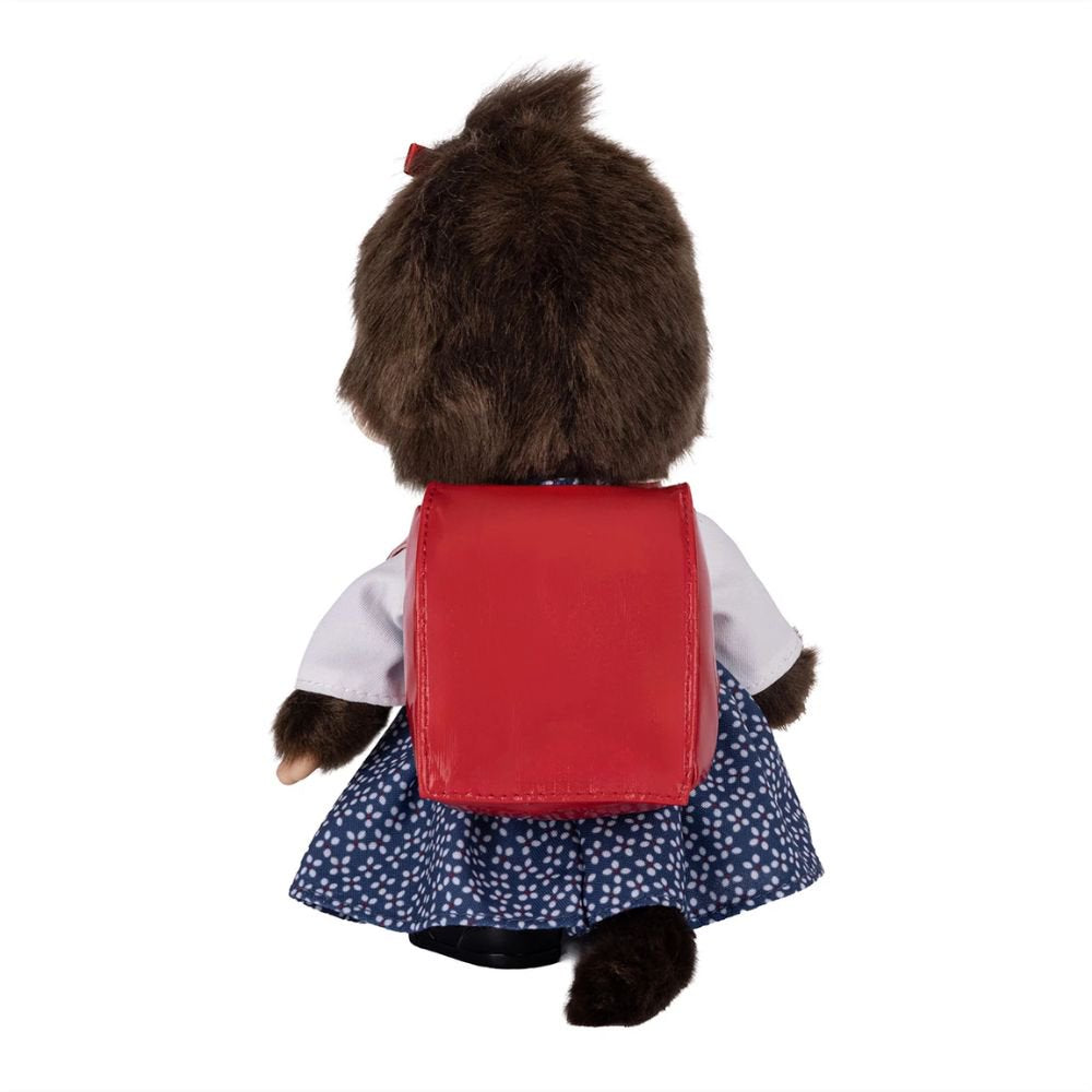 Monchhichi Japanese School Bag Girl 8" Plush