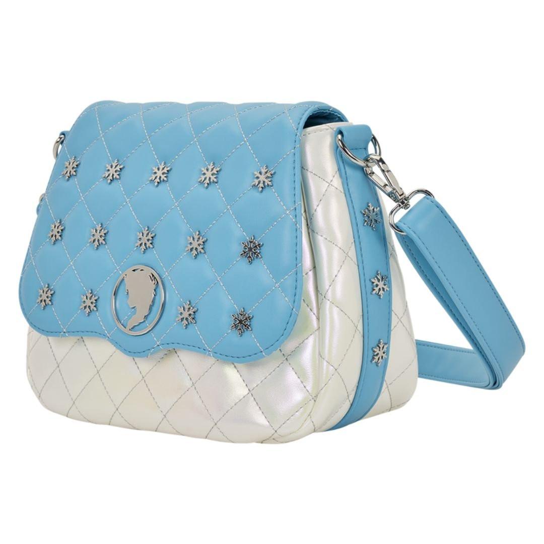 Loungefly x Disney Frozen Elsa Pearlescent Crossbody Bag