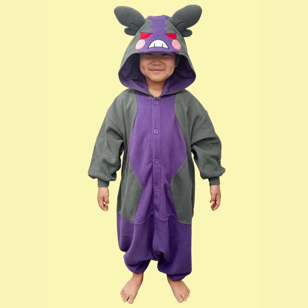 Pokemon Morpeko Kids Costume Kigurumi Hangry Jumpsuit