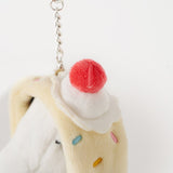 Peanuts Snoopy Vanilla Ice Cream Plush Keychain