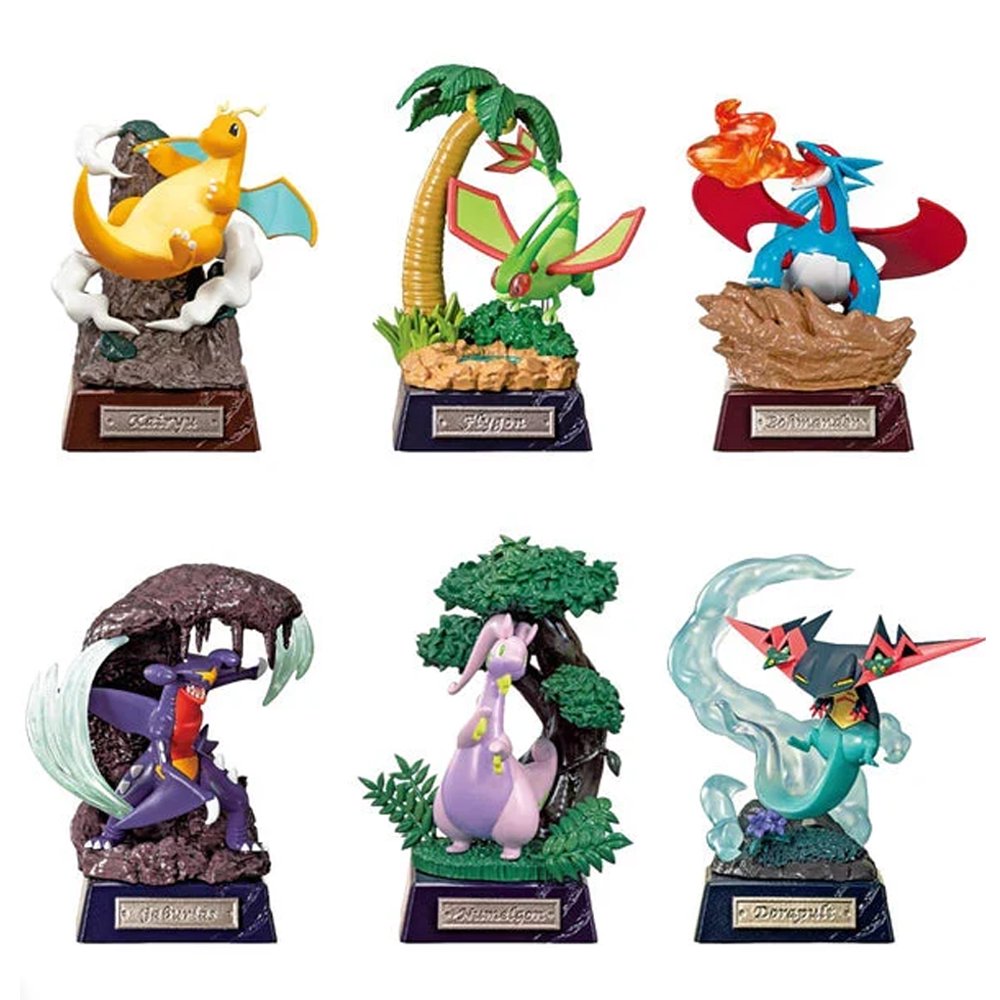Re-Ment Pokemon Pocket Statue Dragon Type Figure Blind Box