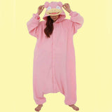 Pokemon Slowpoke Costume Kigurumi Jumpsuit