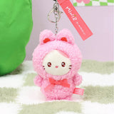 Anirollz Miniz Bunny Costume Kittiroll Plush Charm Keychain