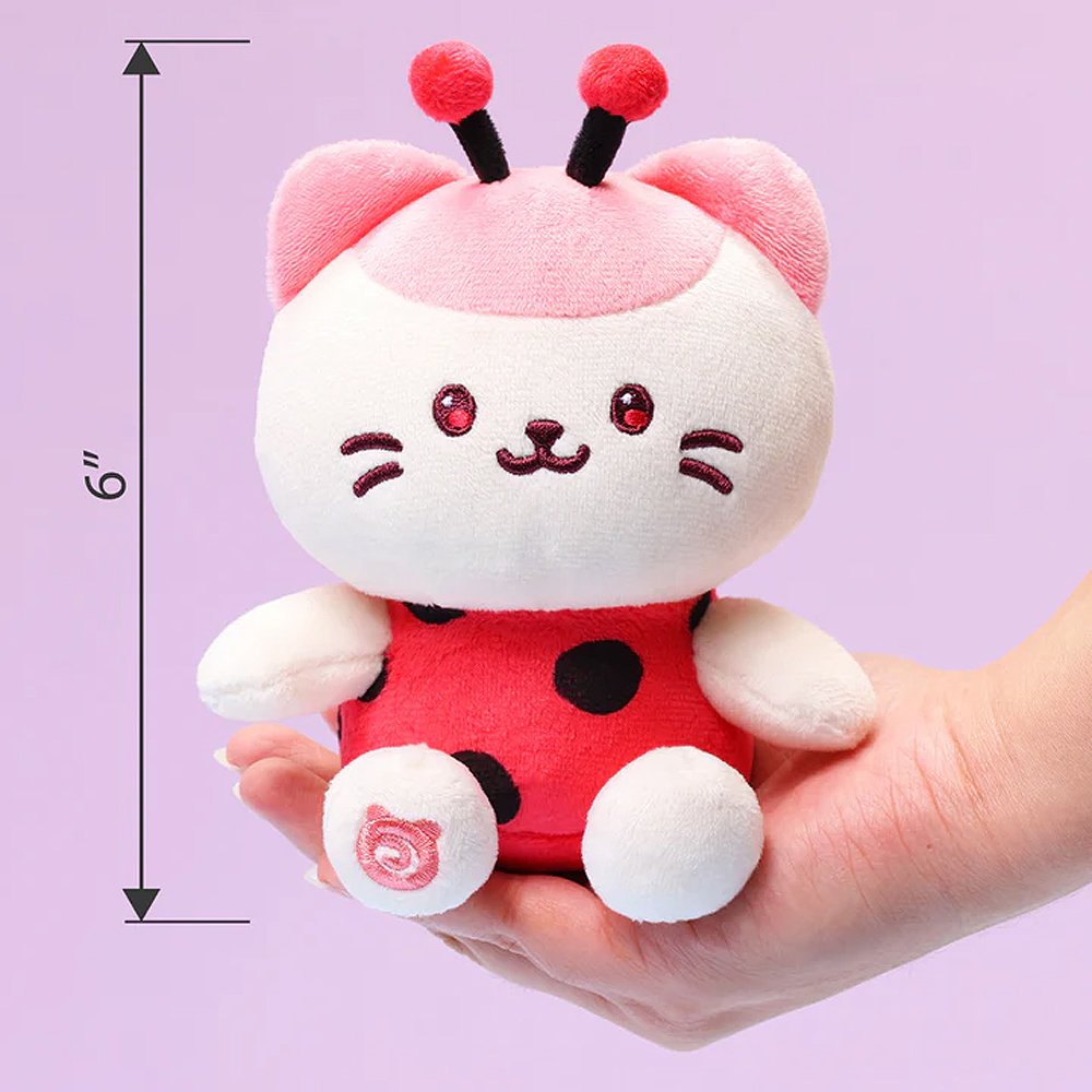 Anirollz Ladybug Fairy Kittiroll Small Sitting Plush