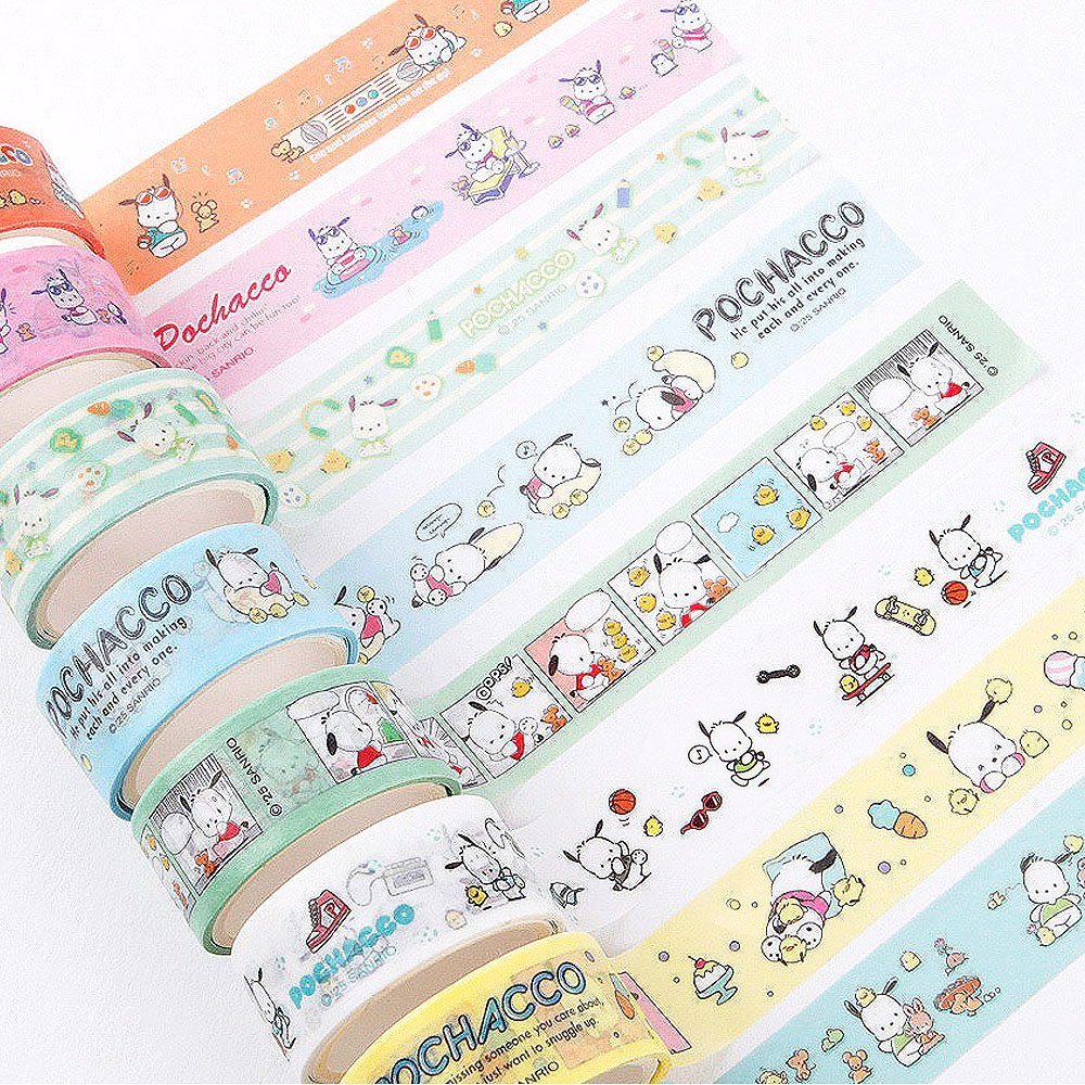 Sanrio Pochacco Masking Tape Set