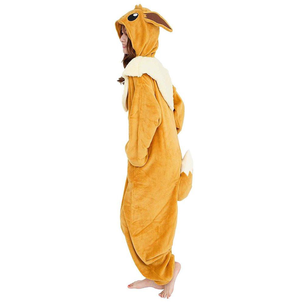 Pokemon Eevee Costume Kigurumi Jumpsuit