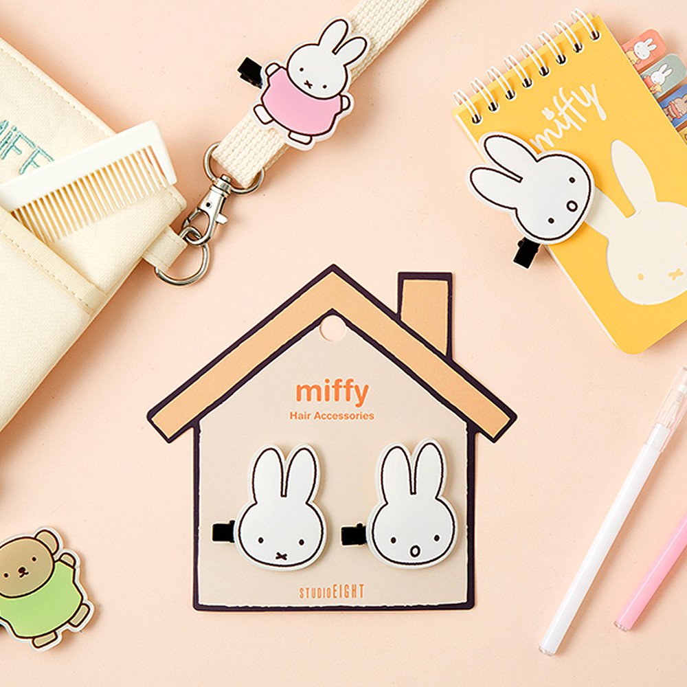 Miffy and Boris Acrylic Hair Pin