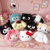 Sanrio Masyumaro Mini Coin Pouch Plush Clip-on Keychain