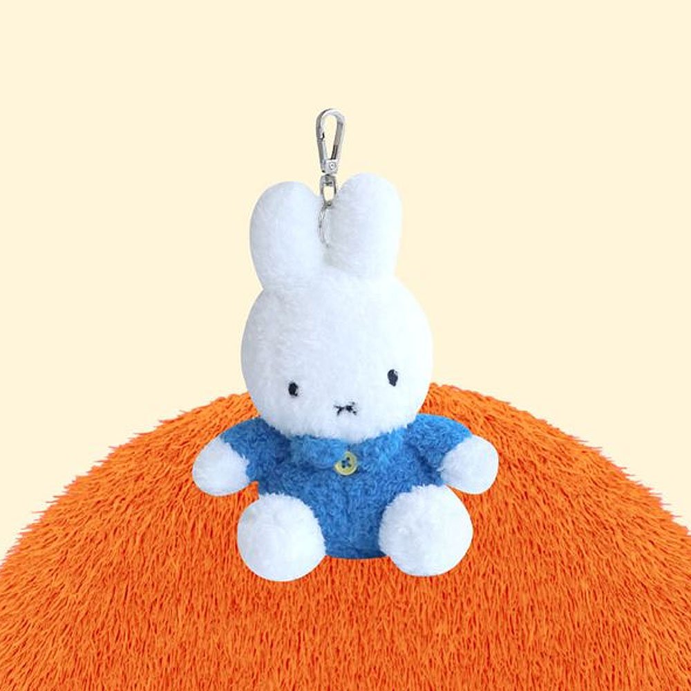 Miffy Sitting Clip-On Plush: Blue