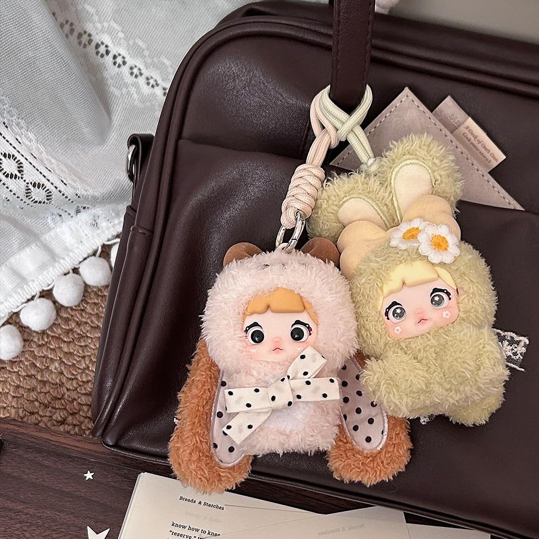 Nommi Sweetheart Bunny Series Plush Bag Charm Blind Box