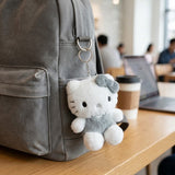 Sanrio Pochacco Monochrome 5" Plush Mascot Clip-on Keychain