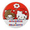 Hello Kitty x Monchhichi Tin Badge Pin Brooch