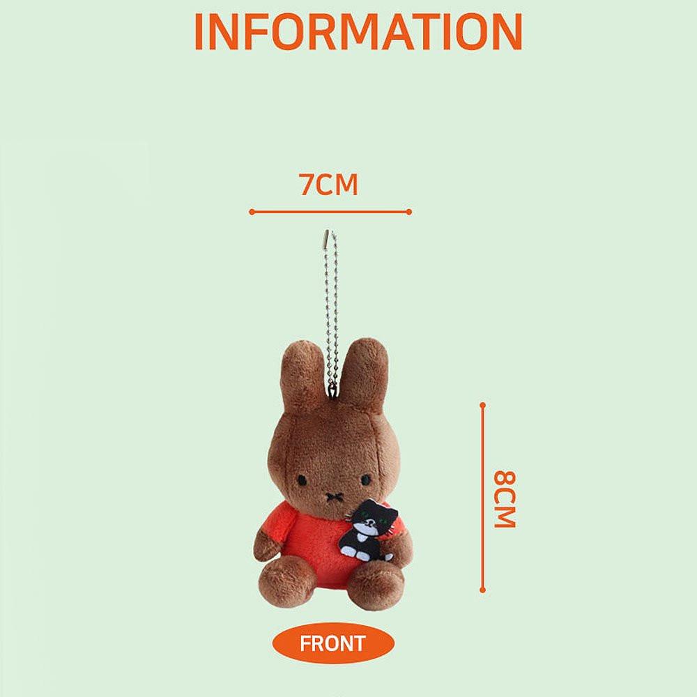 Miffy with Animal Mascot Clip-On Keychain – Hello Discount Store