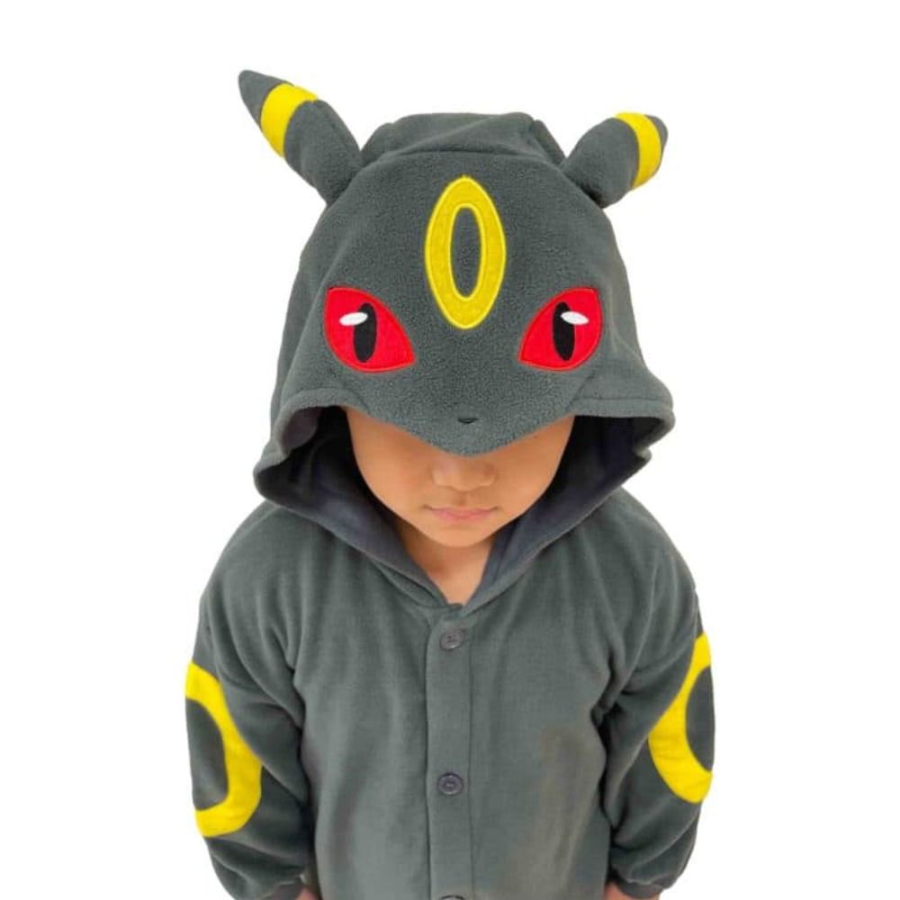 Pokemon Umbreon Kids Costume Kigurumi Jumpsuit