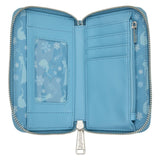 Loungefly x Disney Frozen Elsa Glitter Sequin Cosplay Zip Around Wallet