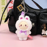 Anirollz Miniz Bunny Costume Bunniroll Plush Charm Keychain