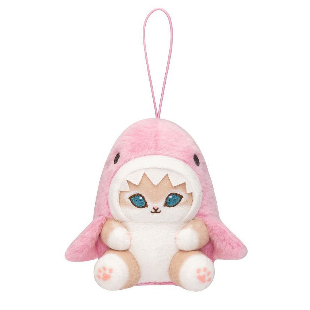 Mofusand Pastel Shark Meow Plush Mascot Keychain