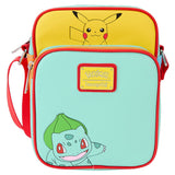 Loungefly x Pokémon Color Block Starters Crossbody Bag