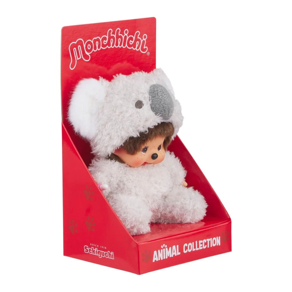 Monchhichi Sitting Fluffy Koala Boy 8" Plush