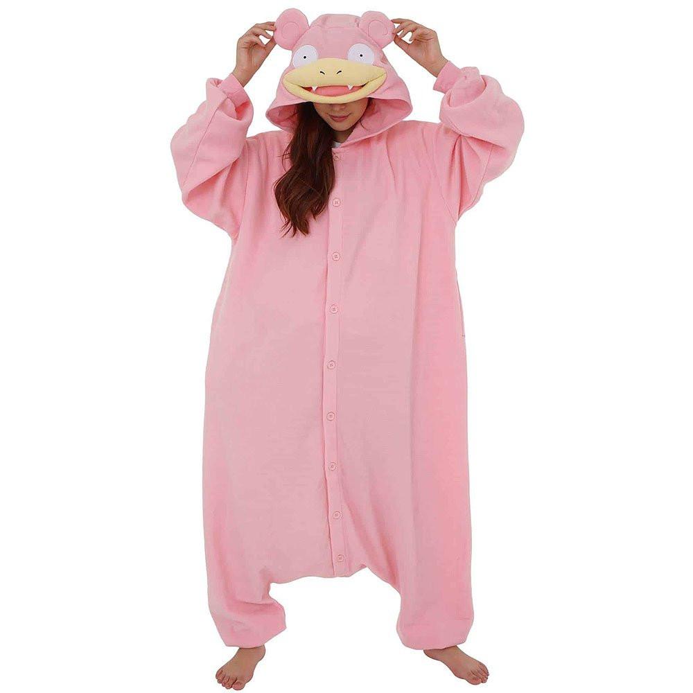 Pokemon Slowpoke Costume Kigurumi Jumpsuit