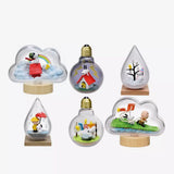 Re-Ment Peanuts Snoopy Weather Terrarium Figure Blind Box
