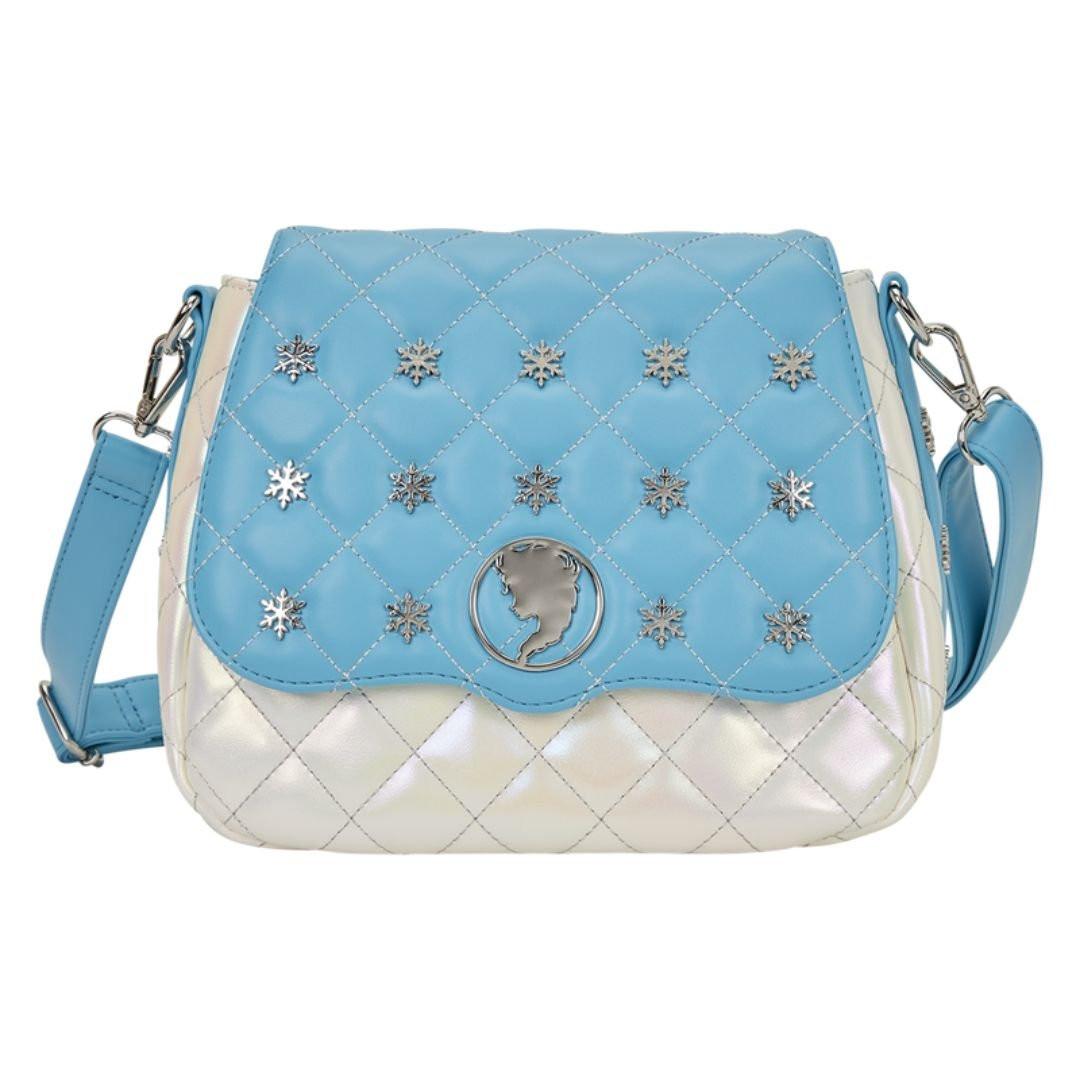 Loungefly x Disney Frozen Elsa Pearlescent Crossbody Bag