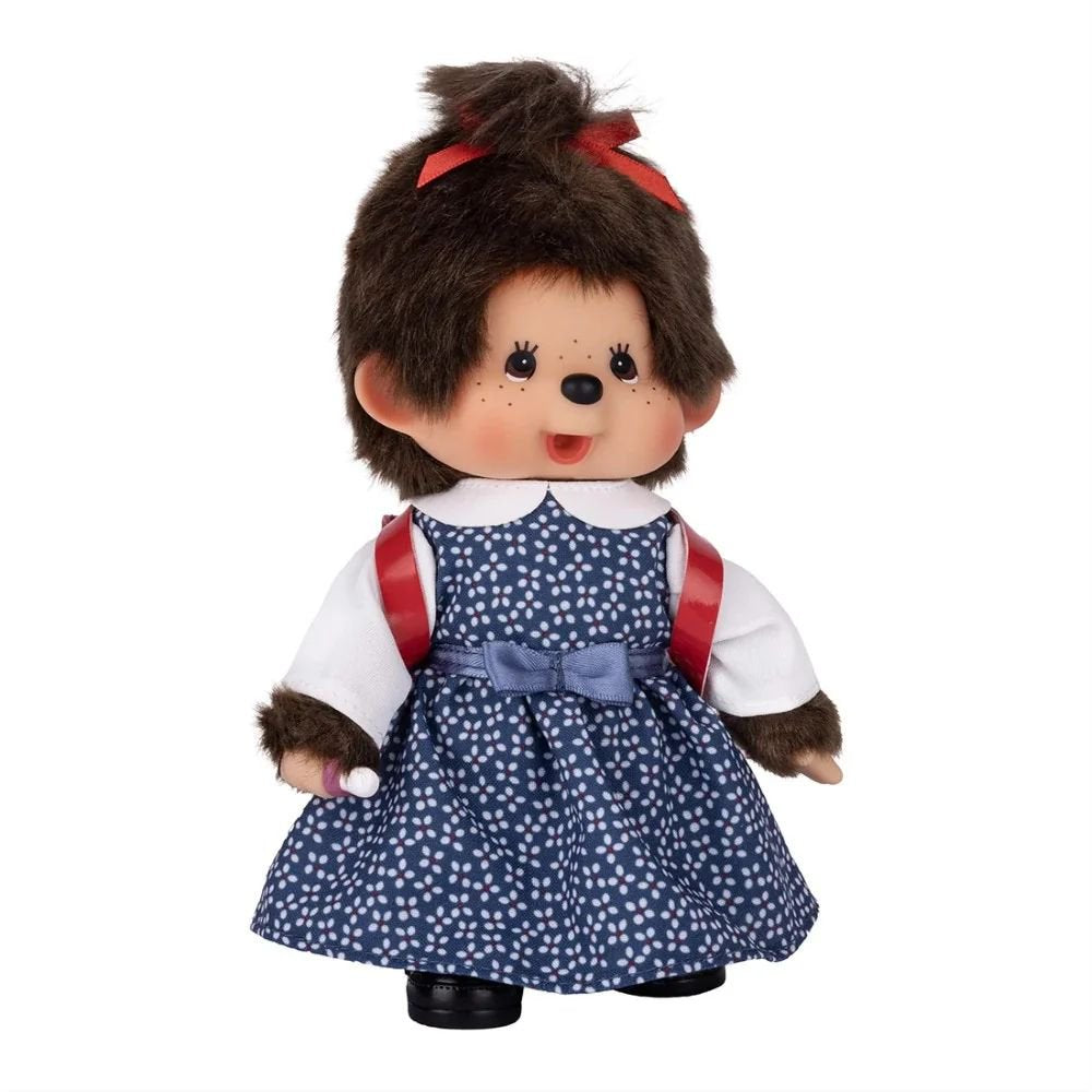 Monchhichi Japanese School Bag Girl 8" Plush