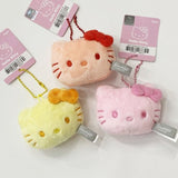 Sanrio Hello Kitty Color Face Plush Keychain