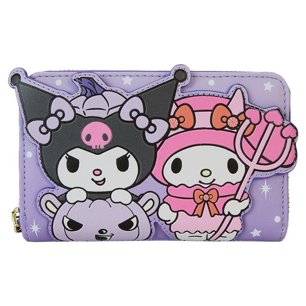 Loungefly x Sanrio Kuromi & My Melody Glow Zip Around Wallet