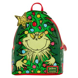 Loungefly x Dr. Seuss How the Grinch Stole Christmas! Tree Light Up Plush Mini Backpack