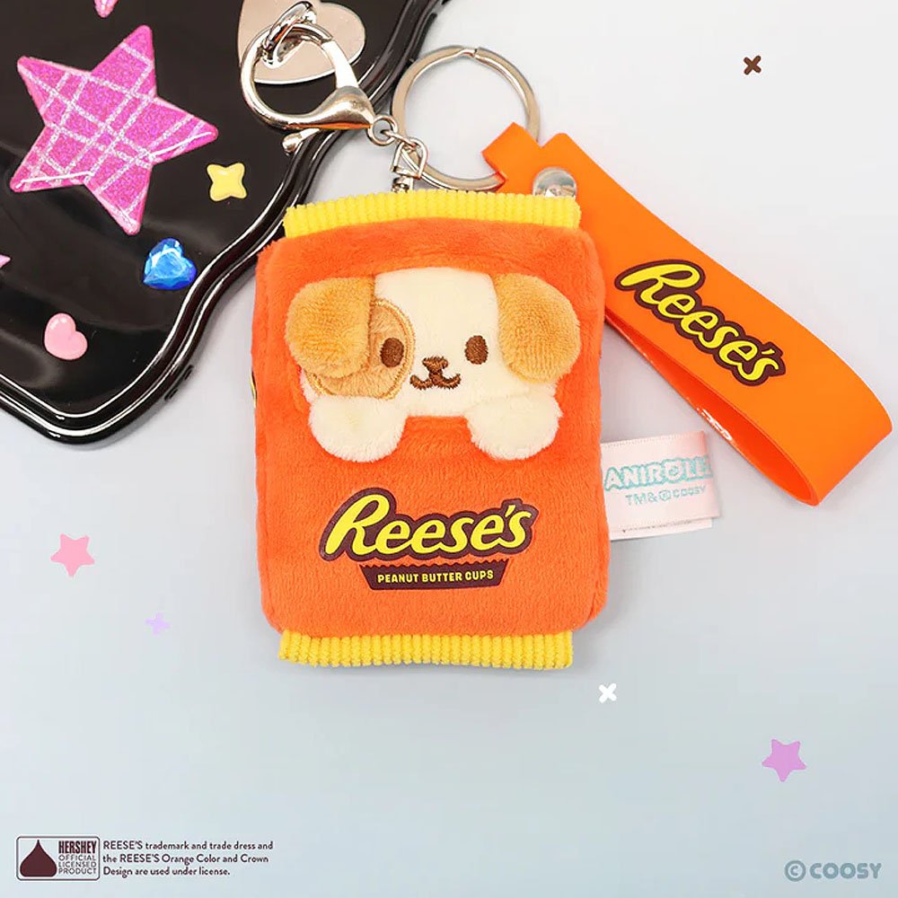 Anirollz x Reese's Puppiroll Plush Strap Charm Keychain