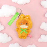 Anirollz Miniz Bunny Costume Foxiroll Plush Charm Keychain