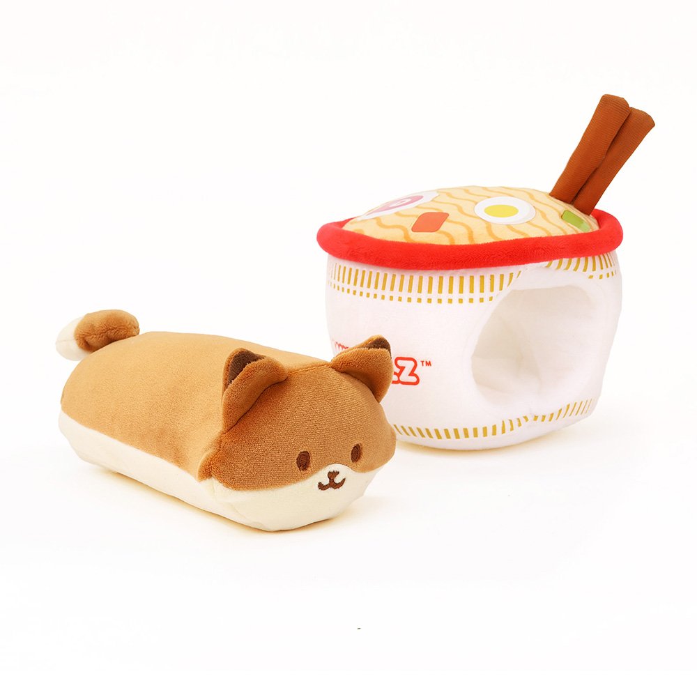 Anirollz x Cup Noodles Bowl Foxiroll Small Outfitz Plush