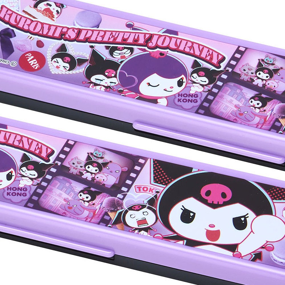 Sanrio Kuromi Chopsticks and Spoon with Case Set
