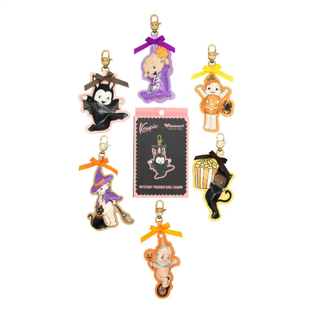 Whatever Makes You Happy x Kewpie Creepy Carnival Mystery Box Padded Vinyl Creepy Babies Bag Charms